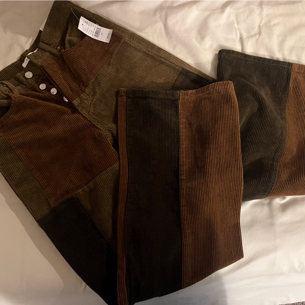 PacSun Baggy Jean Corduroy Patchwork